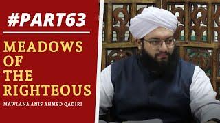 Part 63 of Imam Al Nawawis Riyad As-Saliheen  Mujahada  Hadith 106 - 111  Mawlana Anis Ahmed