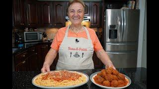 Italian Grandma Makes Meatballs and Spaghetti