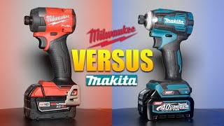 Milwaukee VS Makita Impact Driver  M18 Fuel 2953 vs XGT GDT01