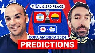 Copa America 2024 Final & 3rd Place Playoff Predictions  Argentina vs Colombia Betting Tips