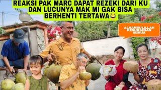 REAKSI PAK MARC DAPAT REZEKI DARI KU DAN LUCUNYA MAK MI BIKIN GK BISA BERHENTI TERTAWA