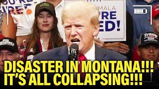 Trump FALLS APART During DISASTER SPEECH in Montana