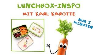 #FrecheSnackbox  einfache Brotdosen-Ideen  mit Karl Karotte   Freche Freunde