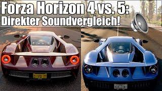 Forza Horizon 4 vs 5 - Soundvergleich  So unfassbar gut klingen die neuen Sounds Ohne Voice-Over