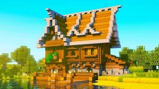 Minecraft How To Build Rumah Medieval Survival Tepi Lautan