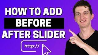 How To Add BeforeAfter Slider to website