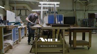 Atelier de menuiserie aux Chantiers AMEL  Joinery workshop  creating and mounting