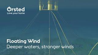 Floating wind deeper waters stronger winds