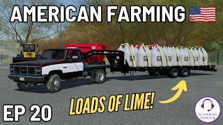 HOW MUCH LIME DO WE NEED?  American Farming  FS 22  Episode 20