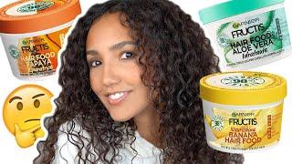 COME USARE GLI HAIR FOOD di Garnier Aloe Banana e Papaya  Fra Low