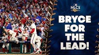 BRYCE HARPER ARE YOU SERIOUS? A go-ahead 2-run homer as the Phillies inch closer to World Series