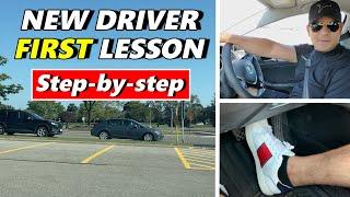 Learn HOW to DRIVE a CAR  First Driving Lesson  Step-by-step