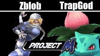 SLS - Zblob Sheik Marth Vs. TrapGod Assorted SmashFest part 5 - Project M