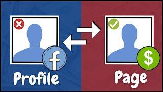 How To Convert a Facebook Profile to Facebook Page TUTORIAL