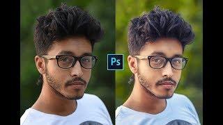 How to Retouch Outdoor Portrait photo  Photoshop Photo Editing Tutorial