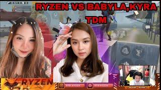 RYZEN VS BTR BABYLA KYRA TDM SALING MAKI HAHAHA