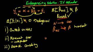 Endogeneity and Instrumental Variables