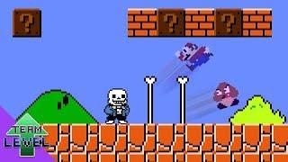 Sans would be OP in Super Mario Bros.