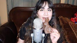 asmr  whisper ramble while snacking 