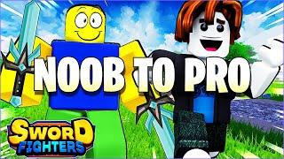 Do THIS Trick For NOOB To PRO FREE TO PLAY EP. 1 In Sword Fighters Simulator