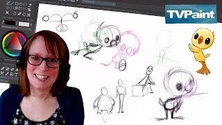 How to design and animate a character with Nanda Van Dijk  TVPaint interview