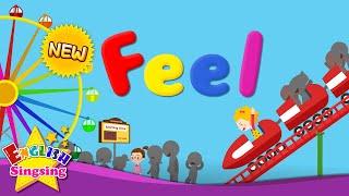 Kids vocabulary - NEW Feel - feelings - Are you happy? - English educational video