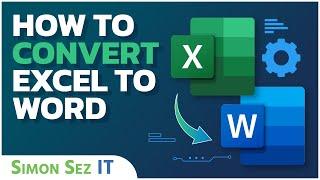 Convert Excel Spreadsheets to Word Documents