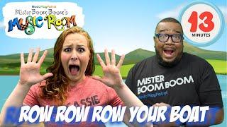 Row Row Row Your Boat and Preschool Toddler Songs with Mister Boom Boom & Miss Cassie