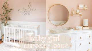 BABY GIRL NURSERY TOUR & ORGANIZATION