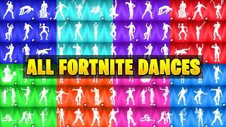 TODAS LAS DANZAS EN FORTNITE BATTLE ROYALE