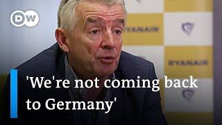 Ryanair CEO says Germany is losing out because of high airline fees  DW News