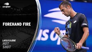 Laslo Djere Produces Forehand Fire  2023 US Open