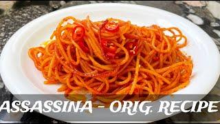 SPAGHETTI ALLASSASSINA RICETTA CLASSICA how to cook killer spaghetti original recipe from Bari