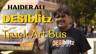 Haider Ali Truck Artist  DESIblitz Truck Art Bus