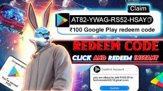 Free Redeem Code ₹100 Instant  Best Google Play Code App