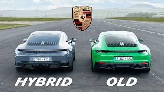 New 911 Hybrid vs Old 911 DRAG RACE