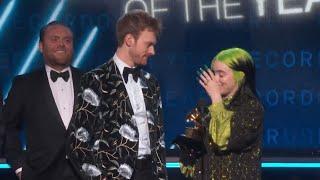 Billie accepts Album & Record of the Year - LIVE at Grammys 2020