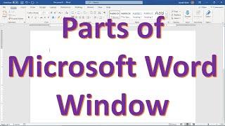 Parts of Microsoft Word Window