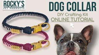 DIY Dog Collar  Make Your Own Macrame Dog Collar