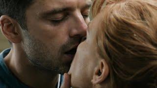 The 355 kiss scene - Sebastian Stan & Jessica Chastain