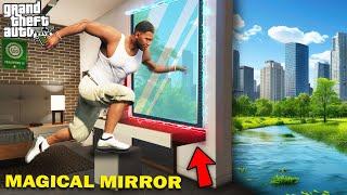 GTA 5  Franklin Found A Way Through Magical Mirror Portal To Another World In Franklins Room 