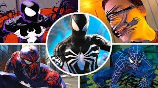 Evolution of Symbiote Taking Over Peter Parker in Spider-Man Games 2005 - 2022