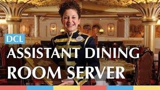 Being an Assistant Dining Room Server with Disney Cruise Line