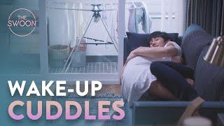 Jung Hae-in gets kicked out of bed then cuddled awake  One Spring Night Ep 13 ENG SUB