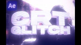 How To Make A CRT Glitch Effect In After Effects NO PLUGINS