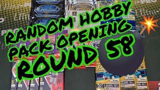 RANDOM FOOTBALL CARD HOBBY PACK OPENING ROUND 58 AWESOME HITS