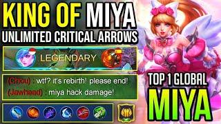 KING OF MIYA IS BACK MIYA BEST BUILD 2020  Top 1 Global Miya by Rebirth666 - MLBB