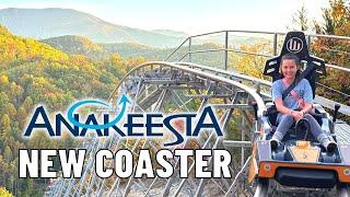 Anakeestas NEW Hellbender Mountain Coaster in Gatlinburg Tennessee  Ride POV