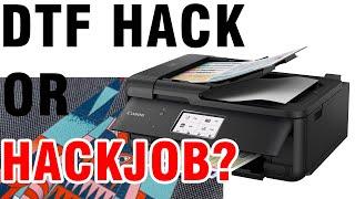 DTF with INKJET INK - Hack or Hackjob? I put it to the test