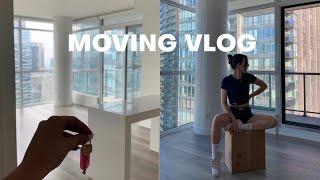 MOVING VLOG my dream apartment move-in day getting the keys & first night part 1